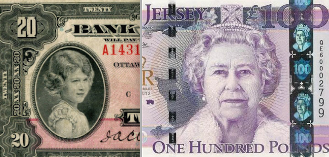 Фотоальбом Королевы из денежных банкнот
