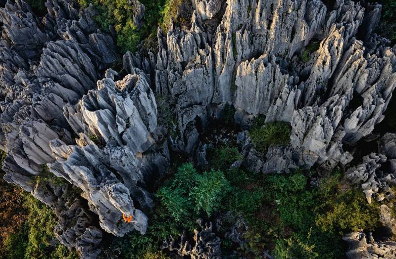 Необычный каменный лес Поднебесной