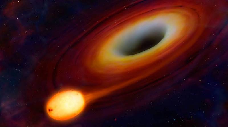 Учёным впервые удалось зафиксировать, как чёрная дыра поглощает звезду