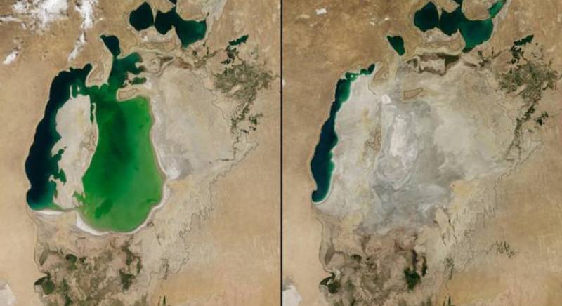 Глобальное изменение климата Аральское море