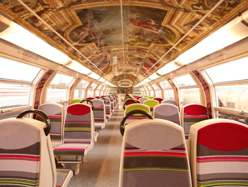 Французские поезда становятся художественными галереями